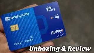 BOB Easy Credit Card Unboxing & Review | Bank Of Baroda Easy Credit Card | Punit K Videos