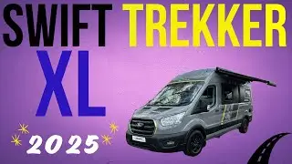 The Swift Trekker XL 2025 model - Full van tour by Camper Van Barry! at Lowdham's Leisureworld