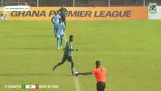 Highlight of Fc Samartex [ 1 ] vs [ 0 ] Heart of Lions in matchday 15 of the Ghana Premier League 