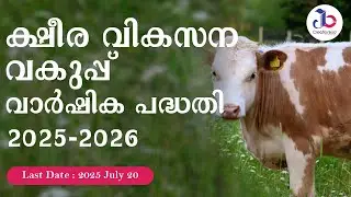 Dairy Development Department Annual Plan 2025-2026 #ksheera