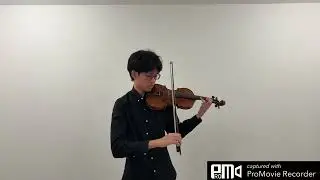 Matthew Lu Violin, Johann Sebastian Bach Violin Sonata No. 1 in G minor BMV 1001 1st movement, 2025