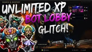 Black Ops 4: *NEW* BOT LOBBY UNLIMITED XP Glitch! Easy Prestige! (BO4)