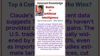 Artificial Intelligence Battle: Which AI Model Gives Best Answers on effectiveness of Trump tariffs