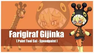 Farigiraf Chibi - Speedpaint [SAI]