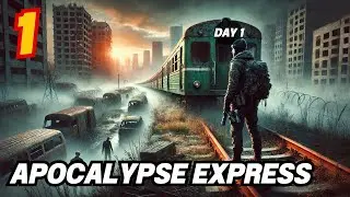 Day 1 in the HUGE New Update&hellip; Post-Apocalyptic Train Survival | Zompiercer | Part 1