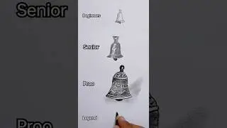 how to make a temple Bell in 3d in different parts #art #viral #sketch #drawing
