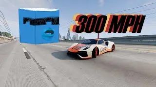 300 MPH Challenge - no mods, West Coast USA map, Beamng Drive