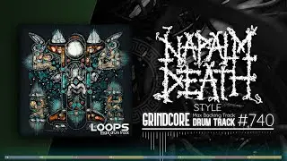 Grindcore Drum Track / Napalm Death Style / 105 bpm