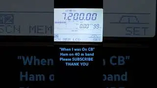 Hams talk on 40 Meter band #shortwave #hamradio #cbradio #swl #swarl #shorts  #ky4994swl
