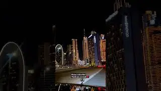 Dubai Skyline I UAE I Night 🌃 I #shortsfeed #shortfeed #dubai #shorts