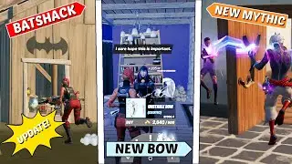 FORTNITE UPDATE 16.30 BATSHACK, NEW EXOTIC BOW, NEW MYTHIC!