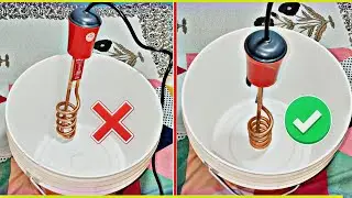 How to use immersion water heater in plastic bucket | how to use immersion water heater 2025