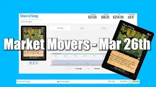Magic The Gathering Market Movers - March 26th - Chain of Smog, Polluted Delta, Legends and more!