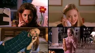 Jeff Stinco talks to the Plastics on his phone (Mean Girls)