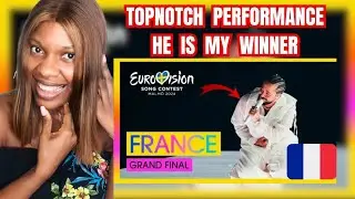 Reaction to Slimane – Mon Amour (LIVE)|France 🇫🇷 |Grand Final | Eurovision 2024
