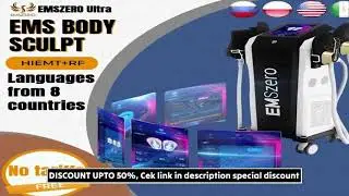 200HZ Emszero ultra Muscle Stimulation Fat Removal Body Slimming Hip Shaping Machine EMS E