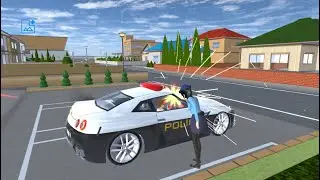 sakura school simulator police station car blast