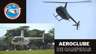 Chopper Robinson R66 PR-FHL e Robinson R44 II PR-ROG Aeroclube de Cammpinas-SP SDAM 2025