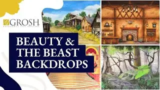 Beauty & the Beast Backdrops by Grosh Backdrops
