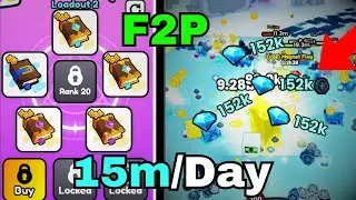 Best F2P Method to farm Diamonds | 15M/day in pet simulator 99 Roblox