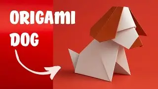 How to Make an Origami Dog | Easy Paper Craft Tutorial🐶