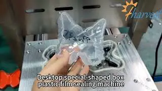 Desktop special-shaped box plastic film sealing machine, Manual box film heat sealer equipment