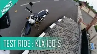 [Bahasa] Test Ride KLX 150 S | F-KING CLOSE CALL !!! | Motovlogs Indonesia