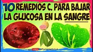10 Remedios Caseros para Bajar la Glucosa en Sangre - Como Bajar el Azucar Rapido