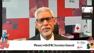 Plenary with IFRC Secretary General Jagan Chapagain