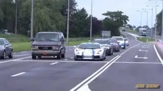 Modball Rally 2013. Leaving hotel in Amsterdam. (Some Revs)