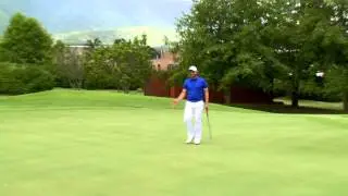 Danie van Tonder putting round 1