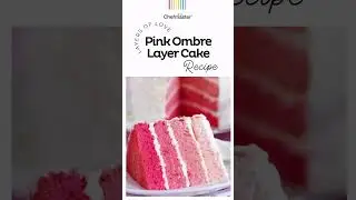 Chefmaster Pink Ombre Layer Cake vibes 💗
