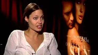 Original Sin: Angelina Jolie Exclusive Interview | ScreenSlam