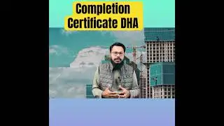 Completion Certificate for DHA #DHA #CompletionCertificate #construction #contractor