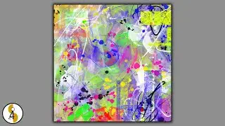 Action Abstract Art / Abstract Painting / Procreate Art / iPad Art / Daily Art #938