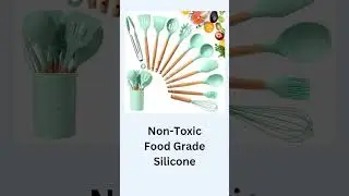 Klick n shop 12-Piece Non-Stick Kitchen Utensils Set  Click on link to buy -  