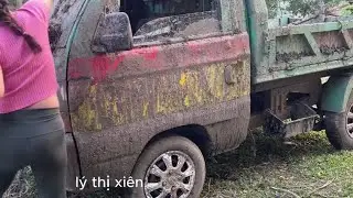 Hardworking Girl Repairs a Muddy Broken Truck | Extreme Vehicle Recovery&hearts;️