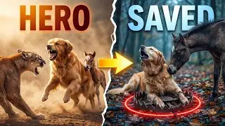 The Dog Saved The Horse. 2 Months Later, The Horse Returned The Favor.