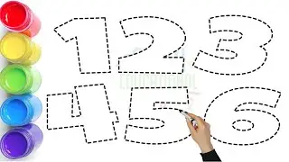 Learn 123456 - Kids Tracing & Coloring Fun