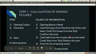 Accountancy - Single Entry Part 2 (+1 Exam Based)