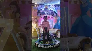 Bubble Show for Princess Meghan 7th Birthday Party. Message Us on Facebook to Book! #viral #shorts
