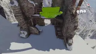 Steep - pretty epic wingsuit jump through  a small gate