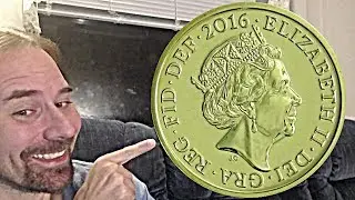United Kingdom 1 Pound  2016 Last Round Pound Coin