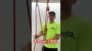 Ventaja Mec&aacute;nica 3:1 con CRIC de Climbing Technology.