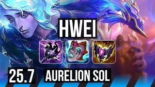 HWEI vs AURELION SOL (MID) | 7/1/9 | KR Master | 25.7