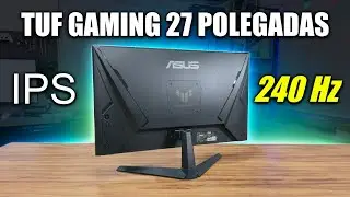 MONITOR TUF GAMING IPS COM 240Hz, DISCRETO E FAZ O QUE PRECISA