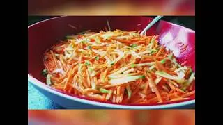 M&ouml;hren Salat mit Gurke , sch&ouml;n leicht, FRISCH, GESUND,lecker,Морковный салат *cookingF&bull;R&bull;I&bull;E&bull;N&bull;D&bull;S
