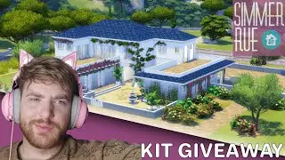 GREEK VILLA EXTERIOR // KIT GIVEAWAY - The Sims 4 Speed Build