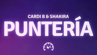 Shakira, Cardi B - Punter&iacute;a (Letra/Lyrics)