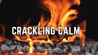 Fireplace Evening Ambience | Burning Logs & Calming Crackles